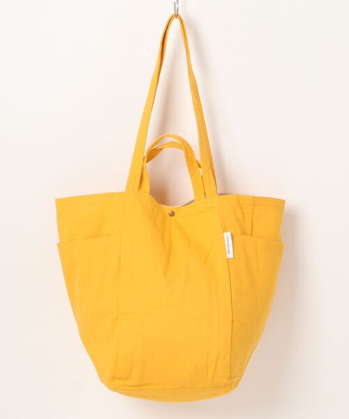 LBC（エルビーシー）の「2ハンドル無地トートバッグ（トートバッグ・レディース・グリーン/ブルー/イエロー/グリーン系その他/イエロー系/ネイビー/オレンジ系その他/オリーブ/ワイン/ブラック/レッド/ミント・FREE）」の12枚目の写真