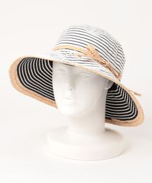 IO（イオ）（イオ）の「ONE DAY Select / Border Raffia Hat BATT-0057（ハット）」