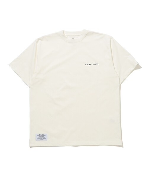 MALIBU SHIRTS（マリブシャツ）の「MALIBU SHIRTS x B:MING by BEAMS / 別注 ランド アンド ウォーター スリーブタグTシャツ(セットアップ対応)（Tシャツ/カットソー・メンズ・ホワイト/ブラック・M/L/XL）」の10枚目の写真