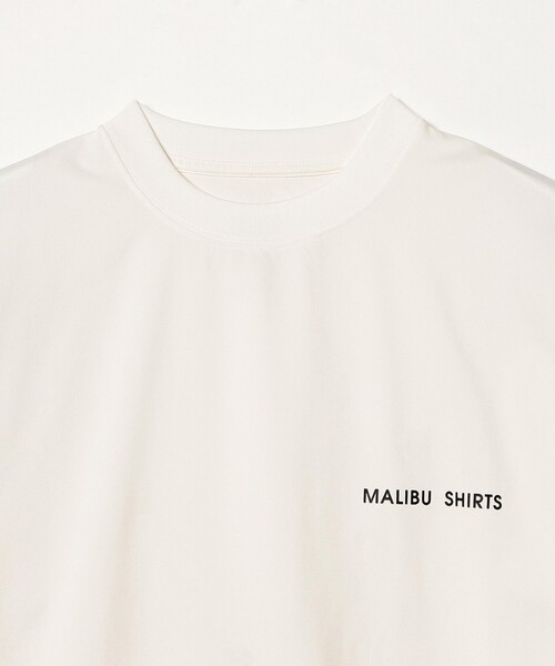 MALIBU SHIRTS（マリブシャツ）の「MALIBU SHIRTS x B:MING by BEAMS / 別注 ランド アンド ウォーター スリーブタグTシャツ(セットアップ対応)（Tシャツ/カットソー・メンズ・ホワイト/ブラック・M/L/XL）」の21枚目の写真