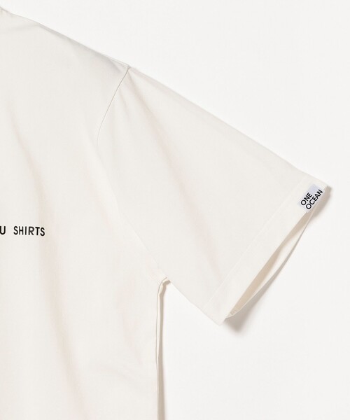 MALIBU SHIRTS（マリブシャツ）の「MALIBU SHIRTS x B:MING by BEAMS / 別注 ランド アンド ウォーター スリーブタグTシャツ(セットアップ対応)（Tシャツ/カットソー・メンズ・ホワイト/ブラック・M/L/XL）」の22枚目の写真