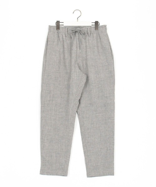Grand PARK（グランドパーク）の「リネンライクポリエステルテーパードイージーパンツ（その他パンツ・メンズ・ライトグレー/ネイビー/カーキ/オフホワイト/チャコールグレー・MEDIUM/LARGE/X-LARGE）」の3枚目の写真