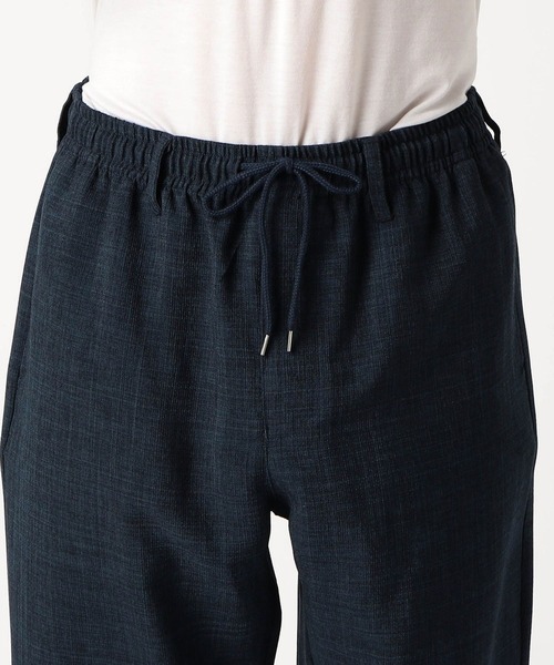 Grand PARK（グランドパーク）の「リネンライクポリエステルテーパードイージーパンツ（その他パンツ・メンズ・ライトグレー/ネイビー/カーキ/オフホワイト/チャコールグレー・MEDIUM/LARGE/X-LARGE）」の9枚目の写真