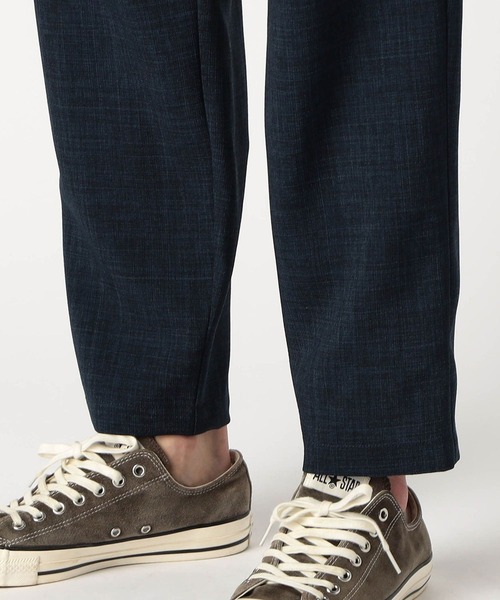Grand PARK（グランドパーク）の「リネンライクポリエステルテーパードイージーパンツ（その他パンツ・メンズ・ライトグレー/ネイビー/カーキ/オフホワイト/チャコールグレー・MEDIUM/LARGE/X-LARGE）」の12枚目の写真
