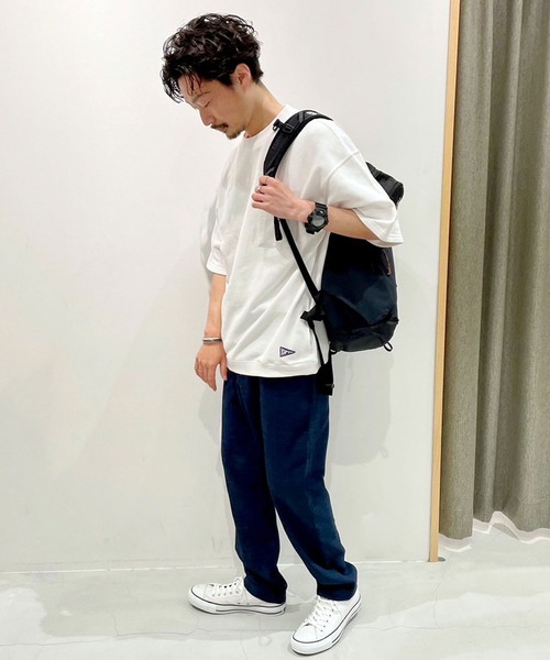 Grand PARK（グランドパーク）の「リネンライクポリエステルテーパードイージーパンツ（その他パンツ・メンズ・ライトグレー/ネイビー/カーキ/オフホワイト/チャコールグレー・MEDIUM/LARGE/X-LARGE）」の18枚目の写真