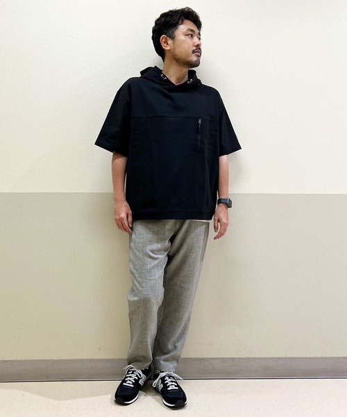 Grand PARK（グランドパーク）の「リネンライクポリエステルテーパードイージーパンツ（その他パンツ・メンズ・ライトグレー/ネイビー/カーキ/オフホワイト/チャコールグレー・MEDIUM/LARGE/X-LARGE）」の20枚目の写真