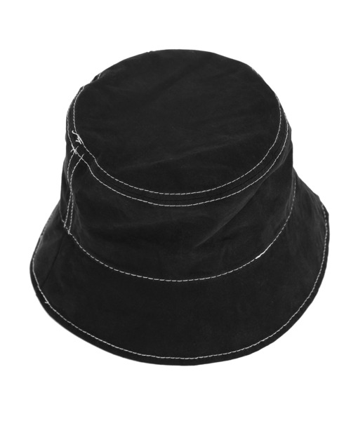 Figments（フィグメンツ）の「ステッチバケットハット（ハット・レディース・ブラック・FREE）」の3枚目の写真