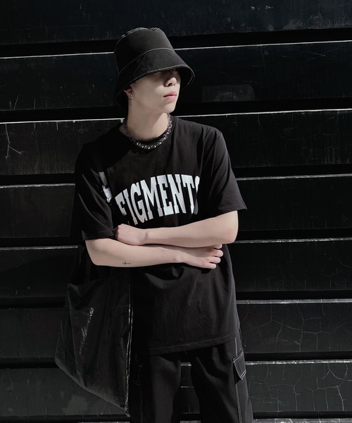 Figments（フィグメンツ）の「ステッチバケットハット（ハット・レディース・ブラック・FREE）」の4枚目の写真
