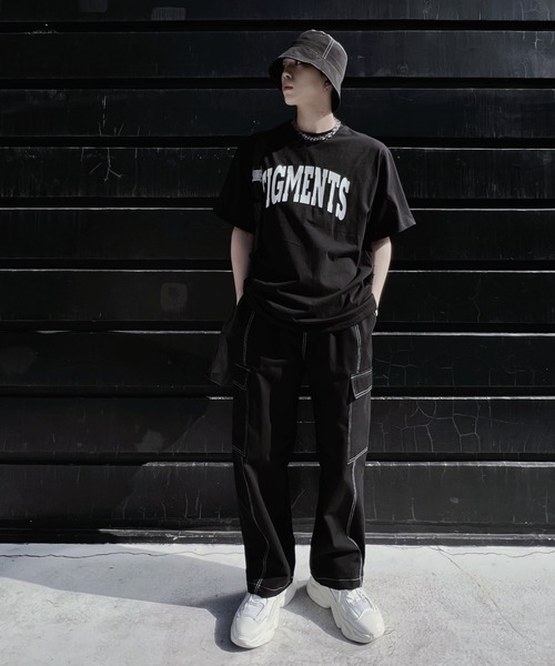 Figments（フィグメンツ）の「ステッチバケットハット（ハット・レディース・ブラック・FREE）」の5枚目の写真