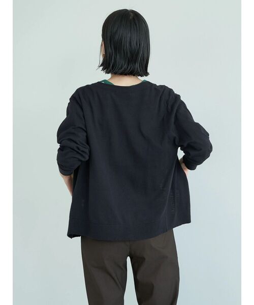 AMERICAN HOLIC(アメリカンホリック)の「UVカット Vネックニットショートカーディガン(カーディガン/ボレロ・レディース・ブラック/グリーン/アイボリー/オレンジ/ブルー・M/L)」の13枚目の写真