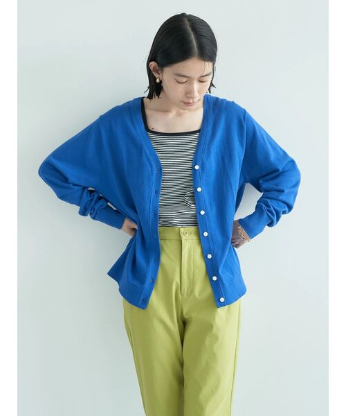 AMERICAN HOLIC(アメリカンホリック)の「UVカット Vネックニットショートカーディガン(カーディガン/ボレロ・レディース・ブラック/グリーン/アイボリー/オレンジ/ブルー・M/L)」の22枚目の写真