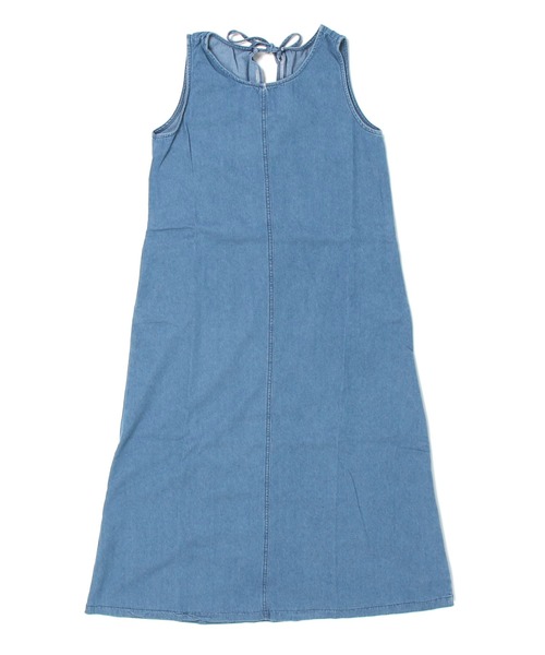 Chick（チック）の「バックリボンデニムワンピース（ワンピース・レディース・ブルー・FREE）」の7枚目の写真