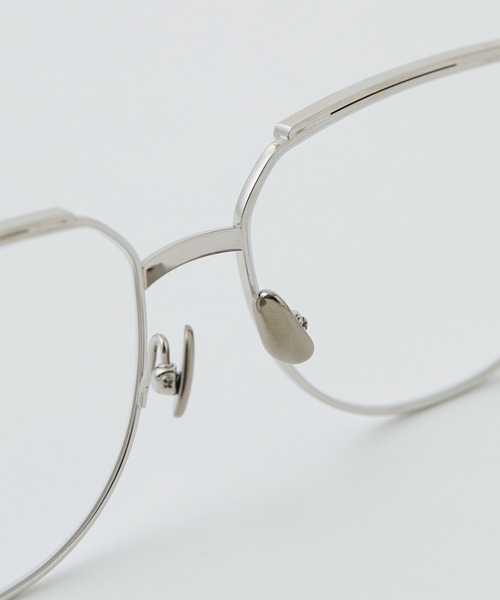 GALLARDAGALANTE（ガリャルダガランテ）の「【BLANC..】チタンフレームメガネ/B0024 CLR（メガネ・レディース・シルバー/ゴールド・FREE）」の14枚目の写真