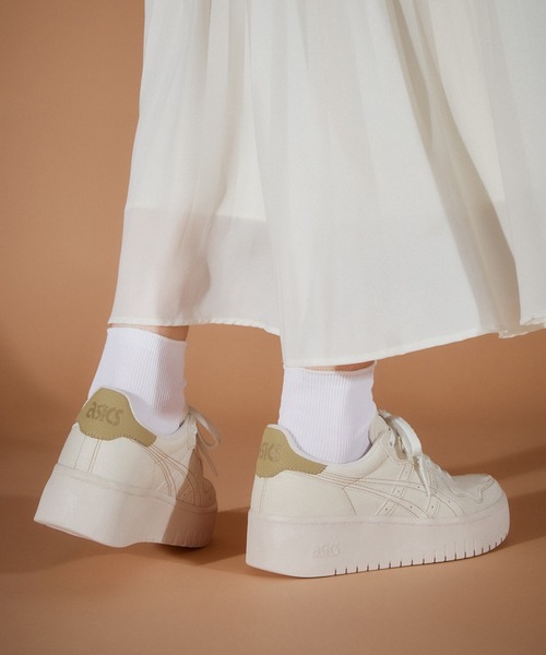 ASICS（アシックス）の「JAPAN S PF（スニーカー・レディース・クリーム・23/24/25/25.5/22.5/24.5/23.5/26）」の7枚目の写真