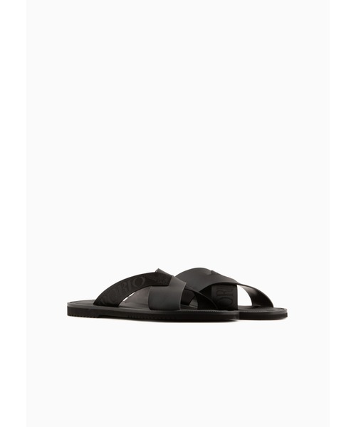 EMPORIO ARMANI エンポリオアルマーニ ロゴデザイン サンダル ARMANI エンポリオアルマーニ EA7 EMPORIO サンダル SLIPPER