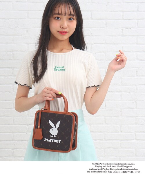 90s PLAYBOY プレイボーイ モノグラム コーデュロイ トートバッグ 90s PLAYBOY プレイボーイ モノグラム コーデュロイ トート