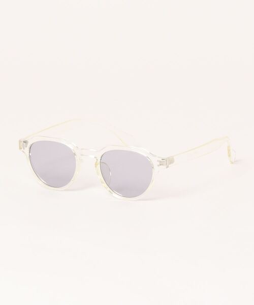 Revo.（レボ）の「＜BONJOUR＞CROWNPUNT COLOR LENS SUNGLASSES / 'ボンジュール' クラウンパント サングラス カラーレンズ クリアフレーム UVカット（サングラス・レディース・クリア/ライトグレー系/ブラウン系その他/ブラック×グレー/ブラック×ブルー/ブラウン・FREE）」の9枚目の写真