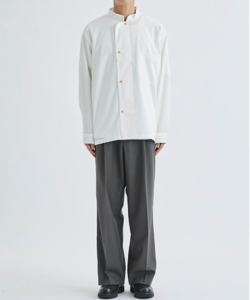 AFTERHOURS（アフターアワーズ）の「【AFTERHOURS / アフターアワーズ】MILITARY PAJAMA SHIRT（シャツ/ブラウス・メンズ・ホワイト/ブラック・3）」の5枚目の写真