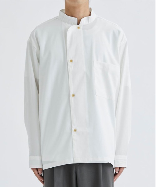 AFTERHOURS（アフターアワーズ）の「【AFTERHOURS / アフターアワーズ】MILITARY PAJAMA SHIRT（シャツ/ブラウス・メンズ・ホワイト/ブラック・3）」の3枚目の写真