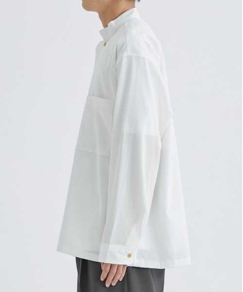 AFTERHOURS（アフターアワーズ）の「【AFTERHOURS / アフターアワーズ】MILITARY PAJAMA SHIRT（シャツ/ブラウス・メンズ・ホワイト/ブラック・3）」の4枚目の写真