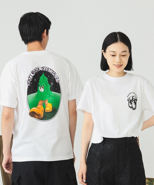 BEAMS(ビームス)の「<MEN>FUJI ROCK FESTIVAL'23 × BEAMS / RYOTA DAIMON TREE Tシャツ(Tシャツ/カットソー・メンズ・ホワイト・M/L/XL/XXL)」の5枚目の写真