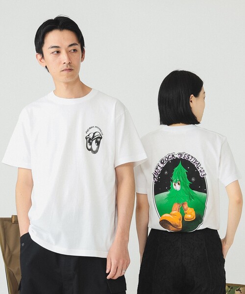 BEAMS(ビームス)の「<MEN>FUJI ROCK FESTIVAL'23 × BEAMS / RYOTA DAIMON TREE Tシャツ(Tシャツ/カットソー・メンズ・ホワイト・M/L/XL/XXL)」の4枚目の写真