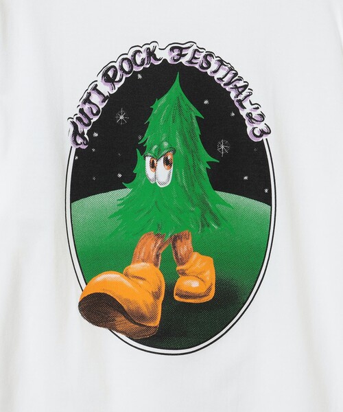 BEAMS(ビームス)の「<MEN>FUJI ROCK FESTIVAL'23 × BEAMS / RYOTA DAIMON TREE Tシャツ(Tシャツ/カットソー・メンズ・ホワイト・M/L/XL/XXL)」の9枚目の写真