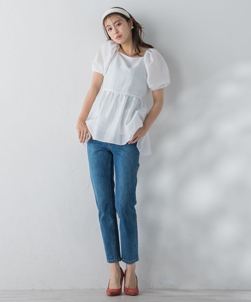 フクレジャガードブラウス≪洗濯機で洗える≫