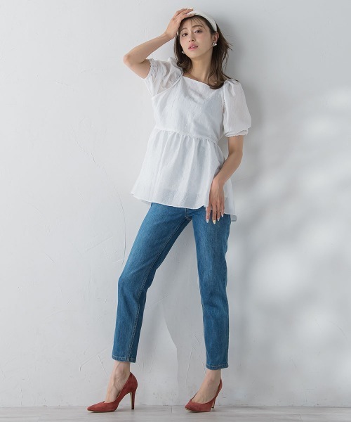 フクレジャガードブラウス≪洗濯機で洗える≫