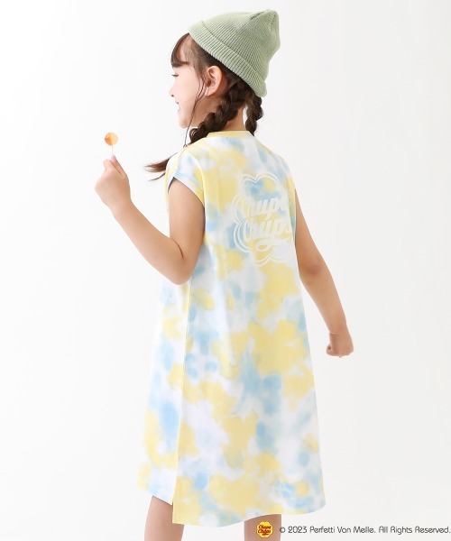 devirock(デビロック)の「Chupa Chups タイダイノースリーブワンピース(ワンピース・キッズ・ピンク系その他/ブルー系その他2/ブルー系その他・100cm/110cm/120cm/130cm/140cm/150cm/160cm)」の3枚目の写真