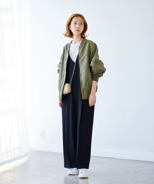 JOURNAL STANDARD（ジャーナルスタンダード）の「《追加5》リバーシブルMA-1（MA-1・レディース・ブラック/ブラウン/オリーブ・FREE）」の16枚目の写真