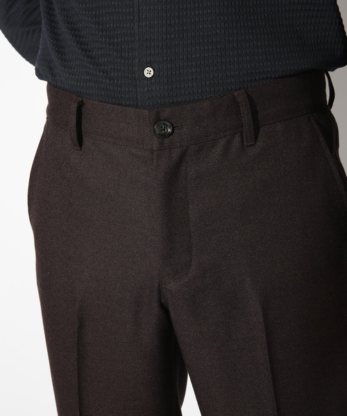 UNION STATION（ユニオンステーション）の「シャークスキンセンタープレススラックス（スラックス・メンズ・ブラウン/チャコールグレー・L/S/M/LL）」の6枚目の写真