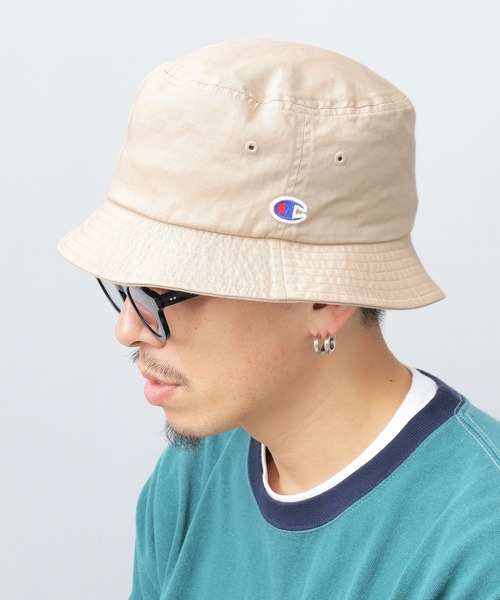 Champion(チャンピオン)の「スタンダード ツイル バケットハット(ハット・メンズ・ブラック/カーキ/オフホワイト/グレー/ネイビー/ベージュ・FREE)」の16枚目の写真