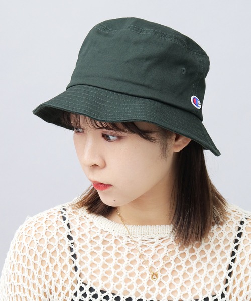 Champion(チャンピオン)の「スタンダード ツイル バケットハット(ハット・メンズ・ブラック/カーキ/オフホワイト/グレー/ネイビー/ベージュ・FREE)」の17枚目の写真