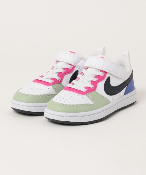 NIKE（ナイキ）の「《NIKE》ｺｰﾄ ﾎﾞﾛｰ LOW ﾘｸﾗﾌﾄ PS（スニーカー・キッズ・ホワイト/ホワイト×ピンク/ブラック×レッド/ブラック×ブラック/ホワイト系その他/ホワイト×ブラック/ホワイト系その他2/ホワイト×グリーン/ホワイト系その他3/ホワイト×ブルー/グレー系その他/ホワイト系その他4/ホワイト系その他5/ブラウン系その他/ホワイト×ネイビー・19.0cm/18.0cm/20.0cm/22.0cm/17.0cm/21.0cm/21.5cm/17.5cm/18.5cm/19.5cm/16.5cm/20.5cm）」の5枚目の写真