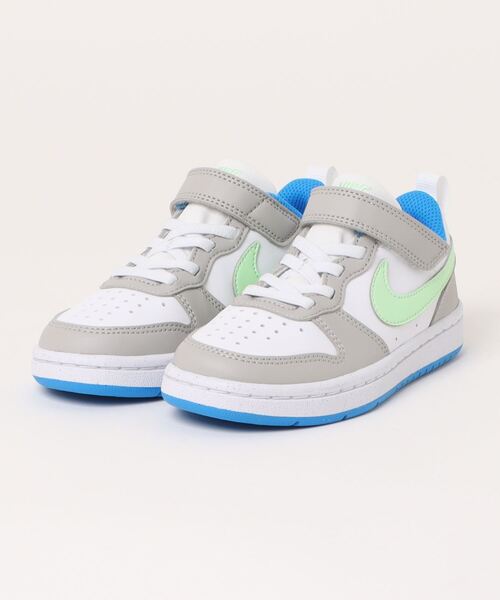 NIKE（ナイキ）の「《NIKE》ｺｰﾄ ﾎﾞﾛｰ LOW ﾘｸﾗﾌﾄ PS（スニーカー・キッズ・ホワイト/ホワイト×ピンク/ブラック×レッド/ブラック×ブラック/ホワイト系その他/ホワイト×ブラック/ホワイト系その他2/ホワイト×グリーン/ホワイト系その他3/ホワイト×ブルー/グレー系その他/ホワイト系その他4/ホワイト系その他5/ブラウン系その他/ホワイト×ネイビー・19.0cm/18.0cm/20.0cm/22.0cm/17.0cm/21.0cm/21.5cm/17.5cm/18.5cm/19.5cm/16.5cm/20.5cm）」の8枚目の写真