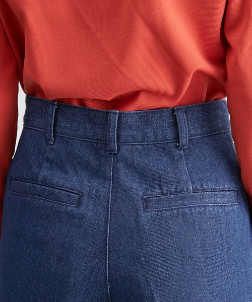 ROPE'（ロペ）の「テーパードデニムパンツ（デニムパンツ・レディース・ネイビー・38/36）」の8枚目の写真