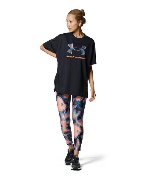 UNDER ARMOUR（アンダーアーマー）の「UAテック オーバーサイズド Tシャツ（トレーニング/レディース）（Tシャツ/カットソー・レディース・ブラック・S/M/L/XL）」の2枚目の写真