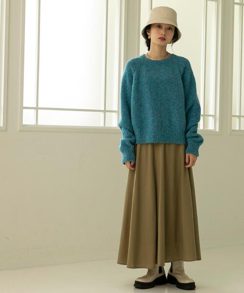 coen（コーエン）の「リングヤーンニットプルオーバー（ニット/セーター・レディース・ライトグレー/コバルトブルー/シャーベット・M/L）」の22枚目の写真