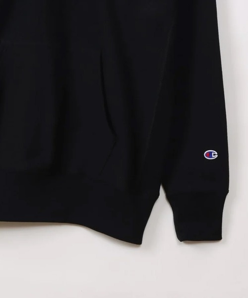 Champion(チャンピオン)の「CHAMPION/チャンピオン パーカー 無地 コットンUSA 裏起毛 C3-Y133(パーカー・メンズ・ダークネイビー/オートミール/ブラック/グレー・XL/M/L)」の5枚目の写真