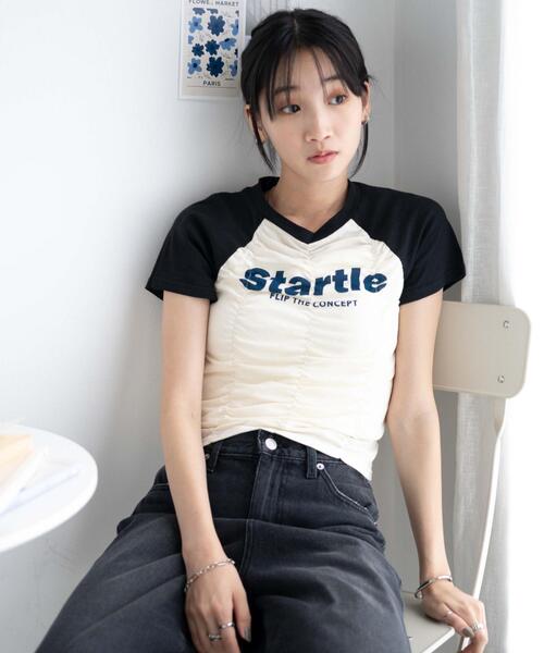 WEGO（ウィゴー）の「WEGO/シャーリングラグランT（Tシャツ/カットソー・レディース・ブラック/ワイン・FREE）」の10枚目の写真