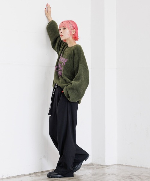 PBLIM（ページボーイリム）の「PBLIM/GTOシャギーニット（ニット