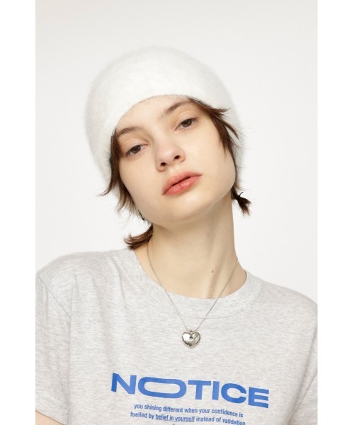 SLY（スライ）の「HEART CHARM N/C ハート チェーン ネックレス（ネックレス・レディース・シルバー/ゴールド・FREE）」の2枚目の写真