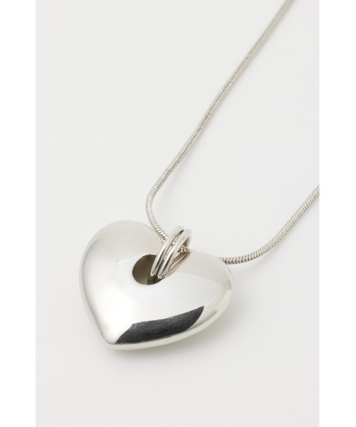 SLY（スライ）の「HEART CHARM N/C ハート チェーン ネックレス（ネックレス・レディース・シルバー/ゴールド・FREE）」の4枚目の写真