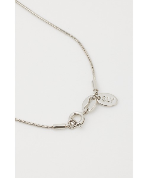 SLY（スライ）の「HEART CHARM N/C ハート チェーン ネックレス（ネックレス・レディース・シルバー/ゴールド・FREE）」の6枚目の写真