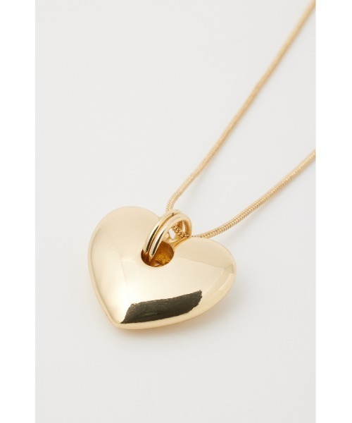 SLY（スライ）の「HEART CHARM N/C ハート チェーン ネックレス（ネックレス・レディース・シルバー/ゴールド・FREE）」の8枚目の写真