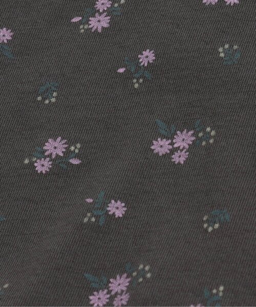 apres les cours（アプレレクール）の「ロゴ・ハート・花柄ペプラムチュニック（Tシャツ/カットソー・キッズ・ネイビー/アイボリー/ピンク/チャコール/ブルー/ベージュ/グリーン・100/110/120/90/140/80/130）」の22枚目の写真