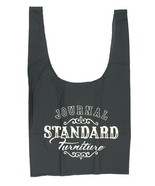 journal standard Furniture （ジャーナルスタンダードファニチャー）の「MARCHE BAG グレー（エコバッグ/サブバッグ・レディース・ブラック・FREE）」の10枚目の写真