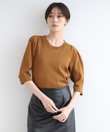 INDIVI | 【洗える／秋まで使える】ボリュームスリーブニット(ニット/セーター)