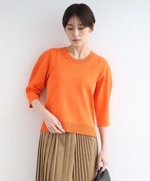 ◆【洗える】ボリュームスリーブニット